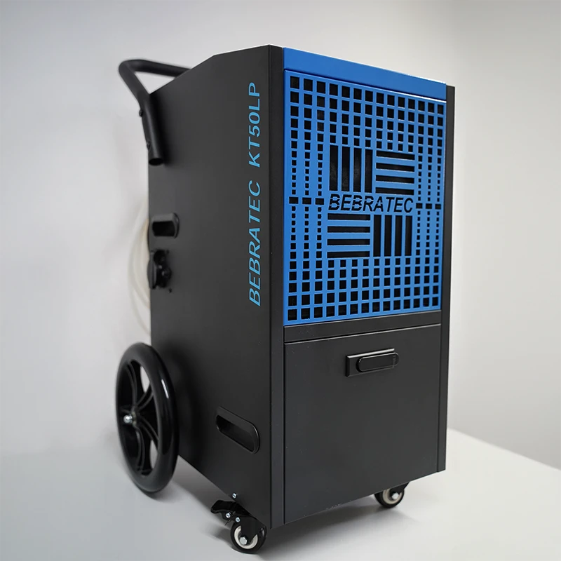 Bautrockner mit hoher Entfeuchtungsleistung 50 Liter pro 24 Stunden für Neubauten und Wasserschäden