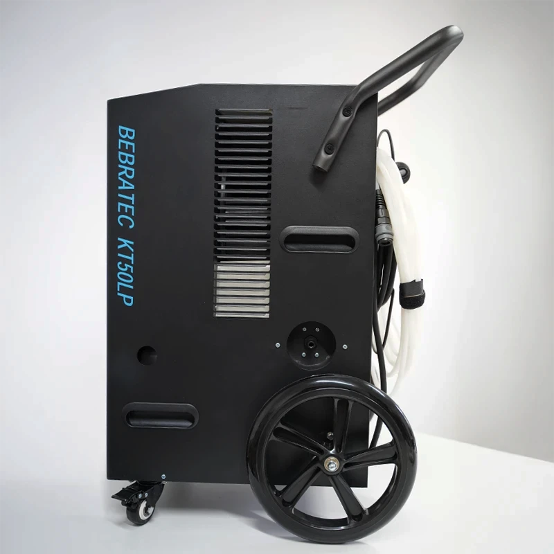 Integrierter Ventilator im BEBRATEC Bautrockner für starke Luftzirkulation und gleichmäßige Trocknungsergebnisse