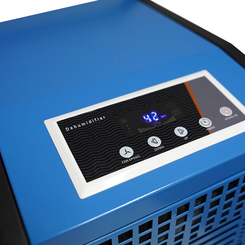 Bautrockner mit smartem Farbdisplay, integriertem Hygrostat, Timer und automatischer Steuerung